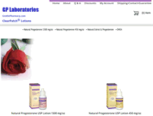 Tablet Screenshot of gentlepharmacy.com
